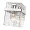 Z-Lite Bennington 1 Light Wall Sconce, Chrome & Clear 1938-1S-CH - alternate 3
